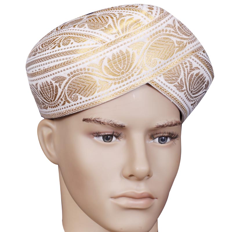 Kuberan White Golden Mysore Peta