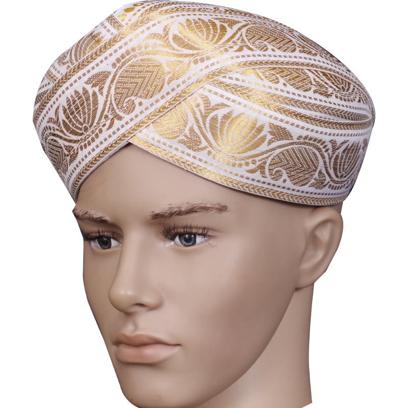 Kuberan White Golden Mysore Peta