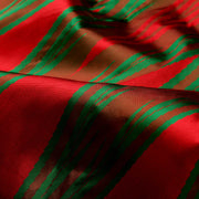 Kuberan Green Red Pure Silk Saree