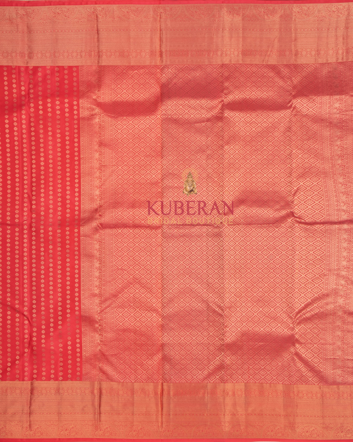 Kuberan Red Kanchivaram Silk Saree