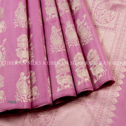 Kuberan Lavender Kanchivaram Silk Saree