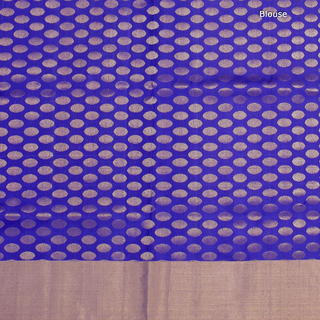 Kuberan Sky Blue Soft Silk Saree