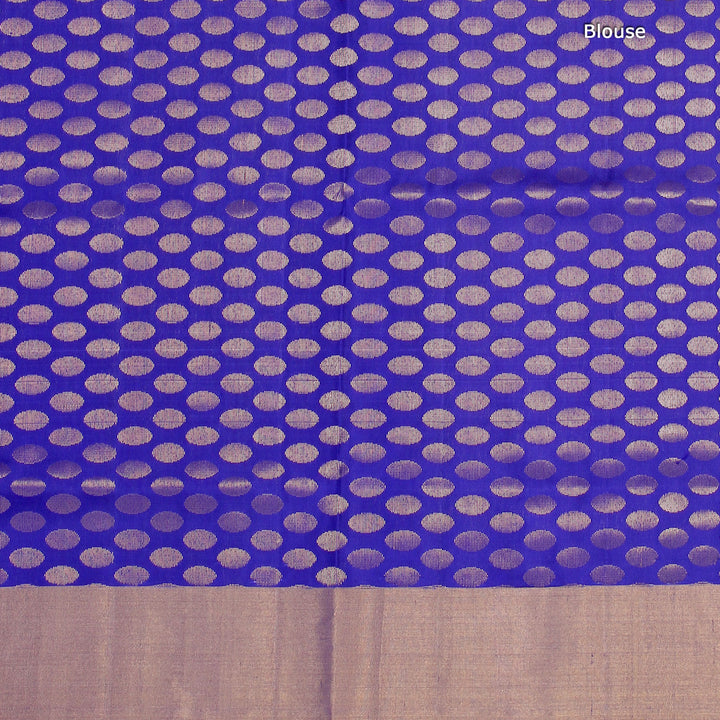 Kuberan Sky Blue Soft Silk Saree