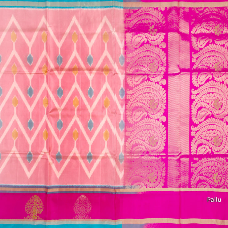 Kuberan Pink Soft Silk Saree