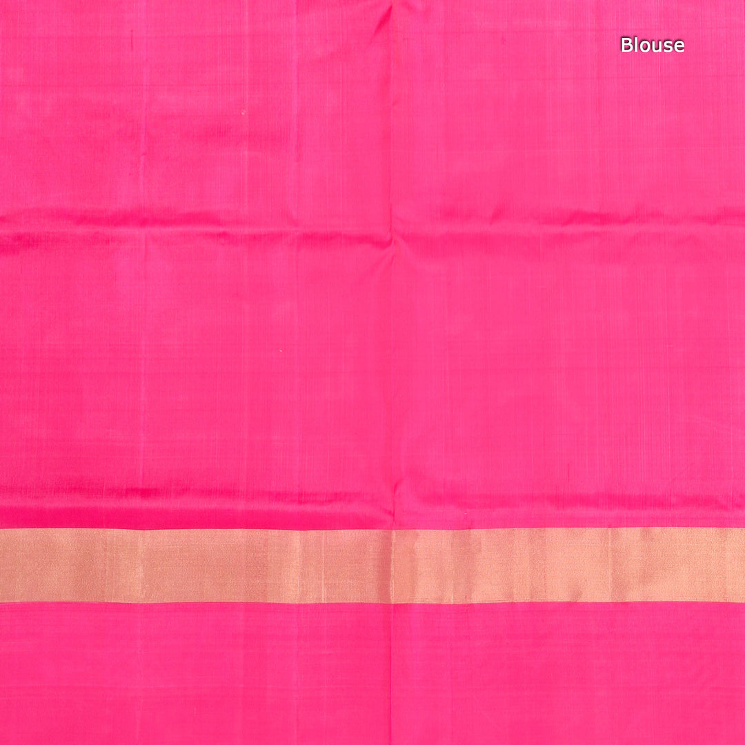 Kuberan Parrot Green Soft Silk Saree