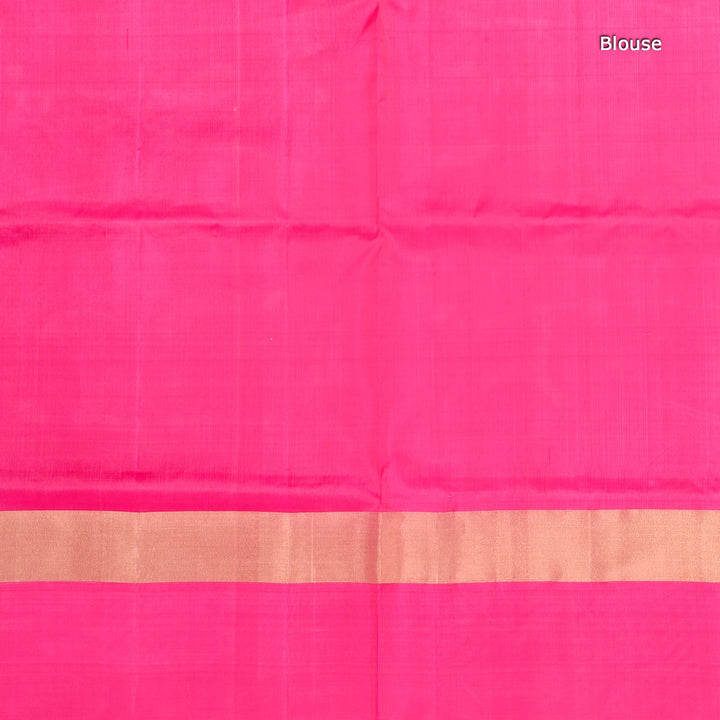 Kuberan Parrot Green Soft Silk Saree