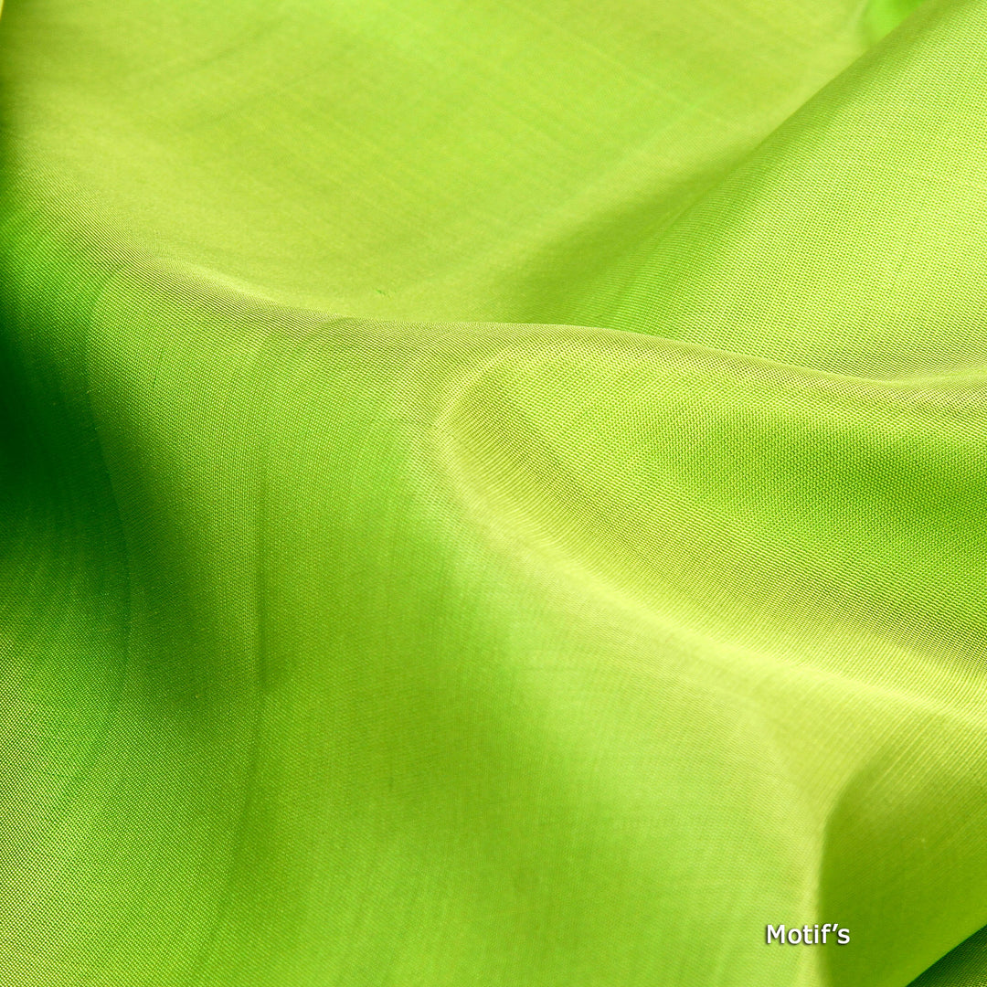 Kuberan Parrot Green Soft Silk Saree