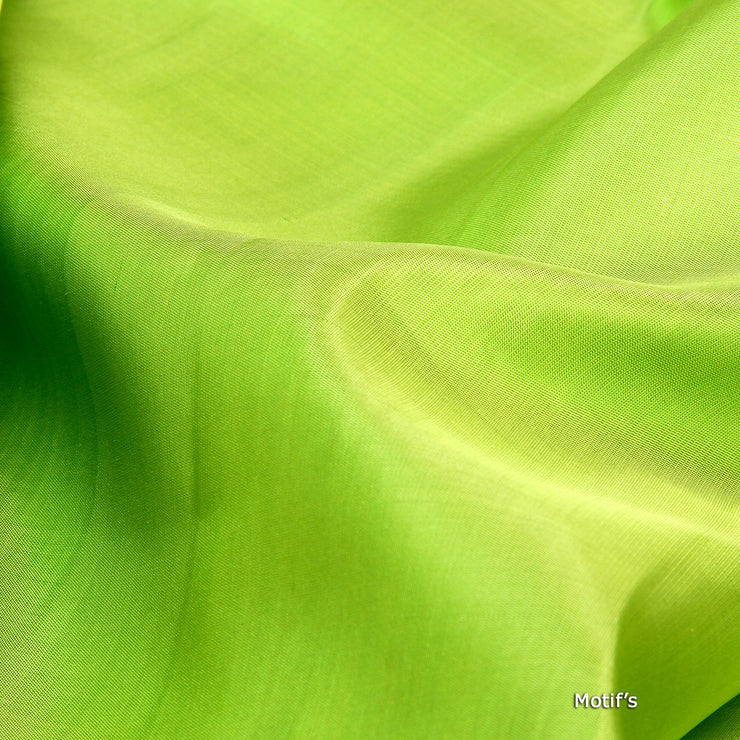 Kuberan Parrot Green Soft Silk Saree