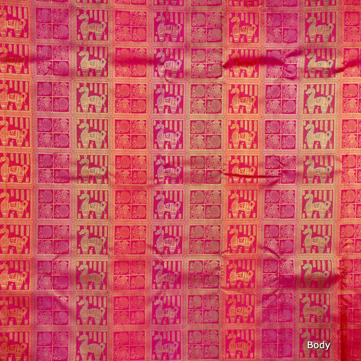 Kuberan Multi Kanchivaram Silk saree