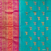 Kuberan Multi Kanchivaram Pure Silk saree