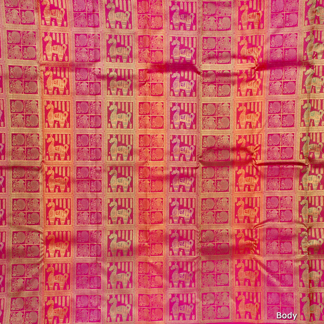 Kuberan Multi Kanchivaram Pure Silk saree