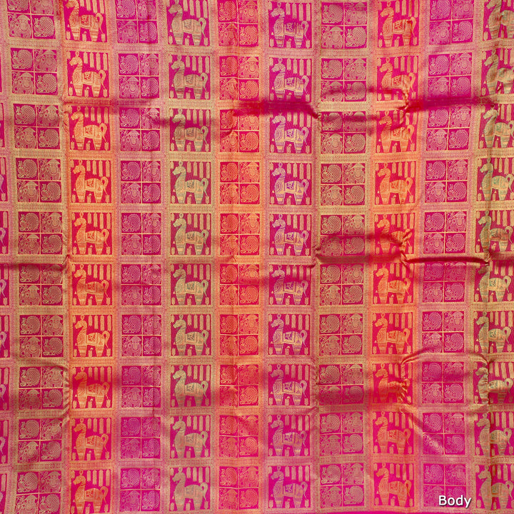 Kuberan Multi Kanchivaram Pure Silk saree