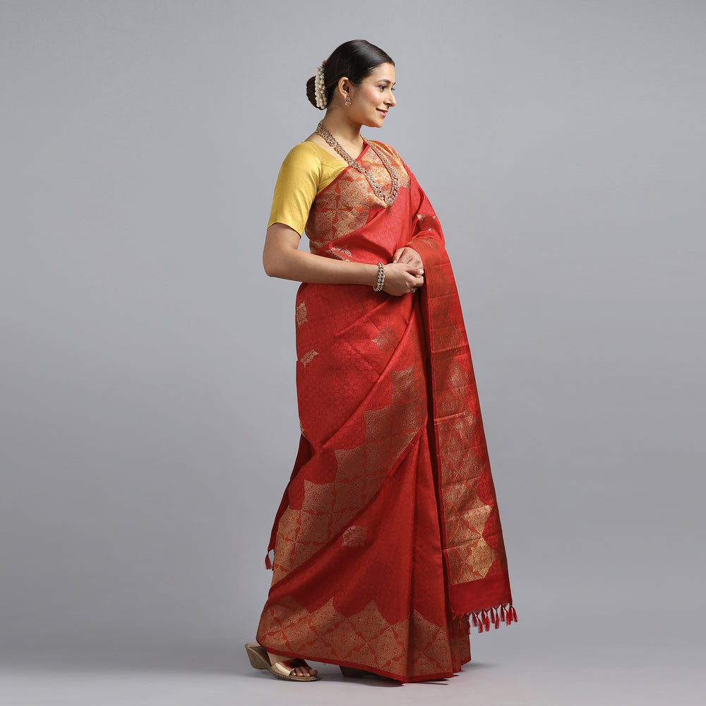Red Kanchivaram Silk Saree