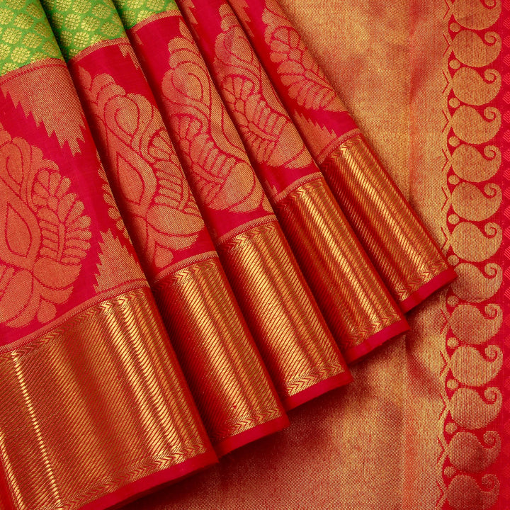 Kuberan Green Kanchivaram Silk Saree