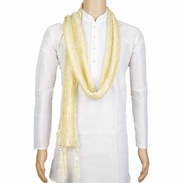 Kuberan white Wedding Stole