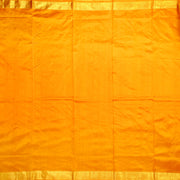 Kuberan Bright Yellow 9 Yards Silk Saree
