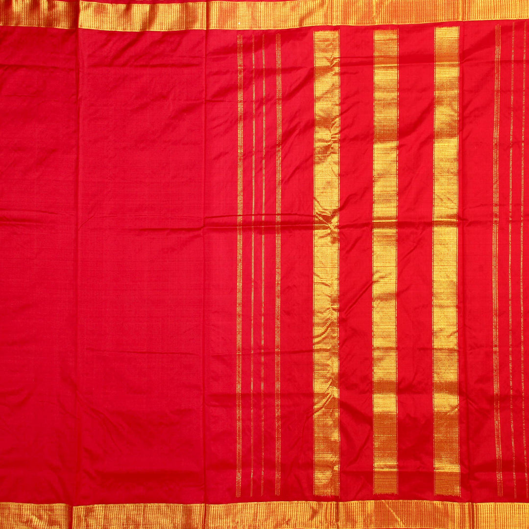 Kuberan Pink 9 Yards Silk Saree