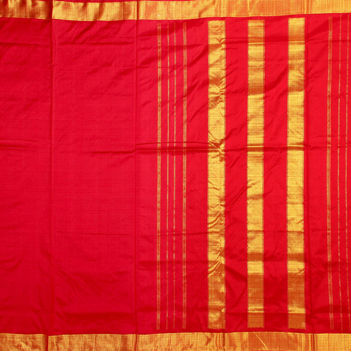 Kuberan Pink 9 Yards Silk Saree