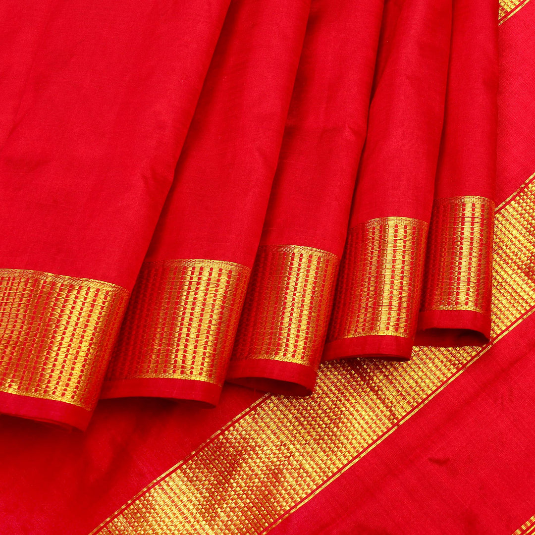 Kuberan Pink 9 Yards Silk Saree