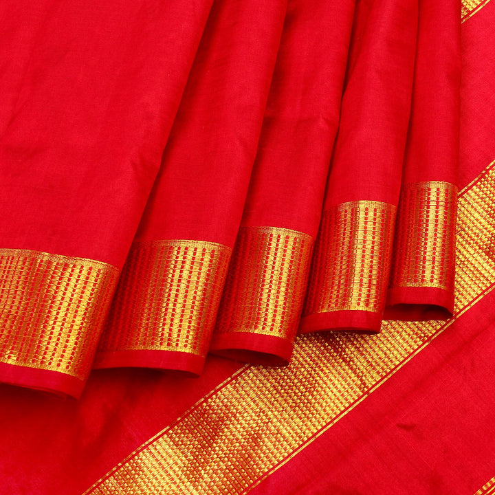Kuberan Pink 9 Yards Silk Saree