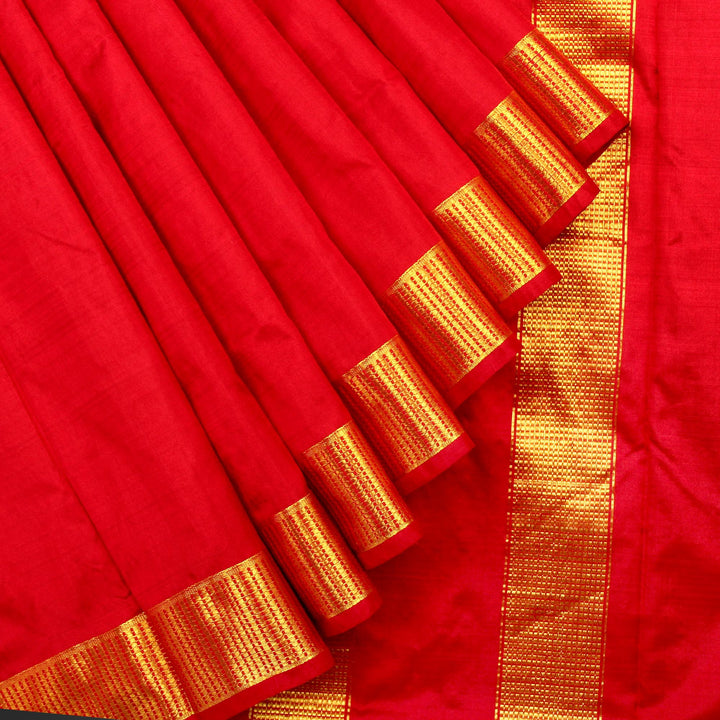 Kuberan Pink 9 Yards Silk Saree