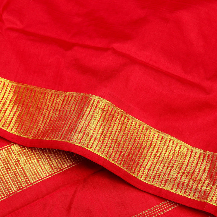 Kuberan Pink 9 Yards Silk Saree