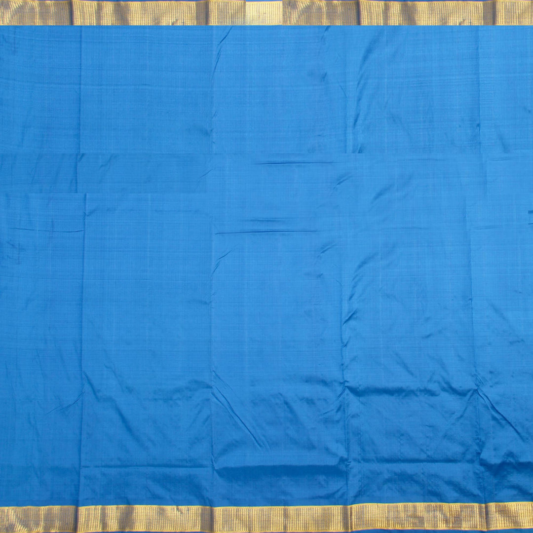 Kuberan Blue 9 Yards Silk Saree