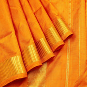 Kuberan Golden Yellow 9 yards Silk Saree