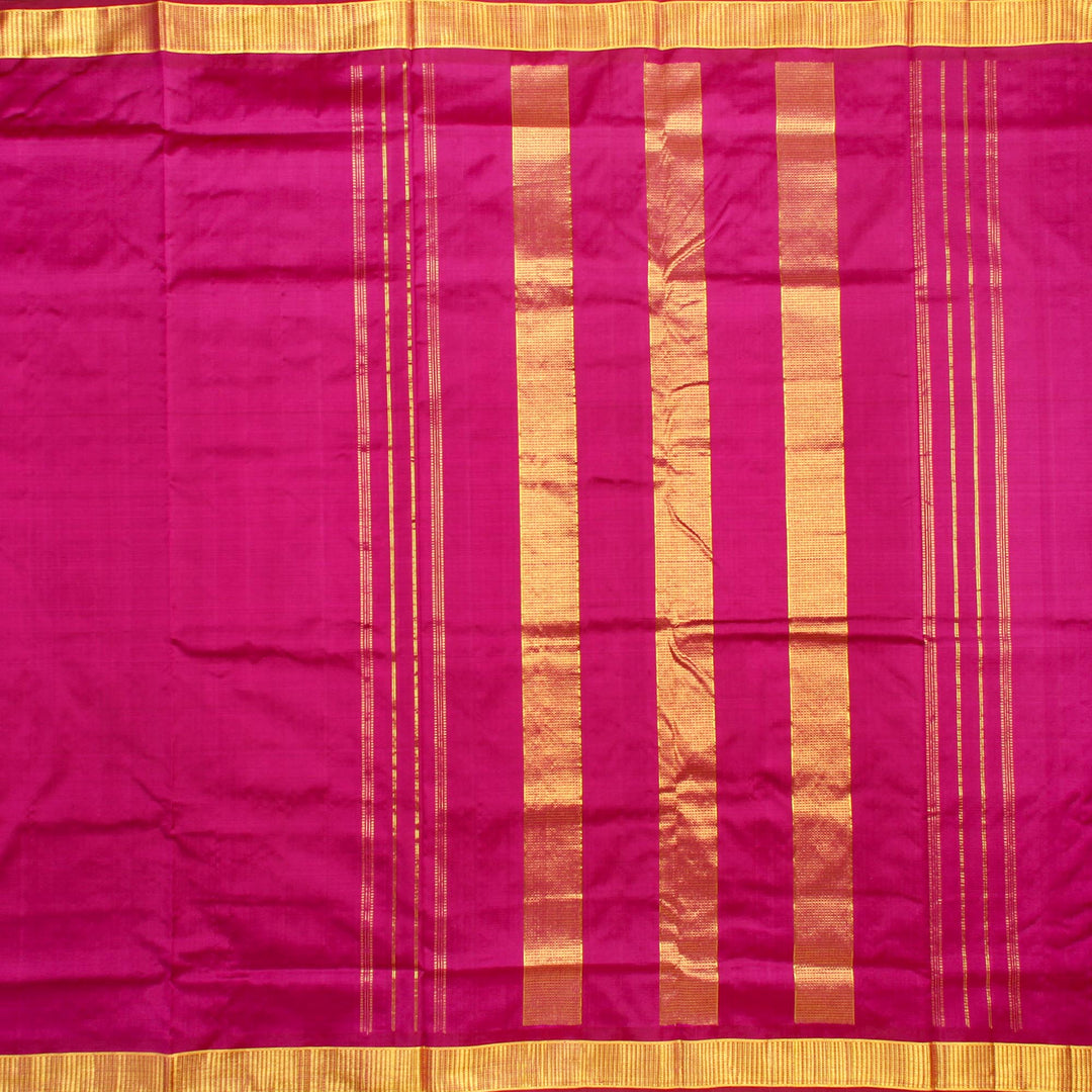 Kuberan Purple 9 Yards Silk Saree