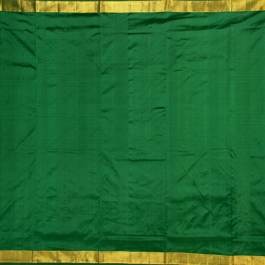 Kuberan Green 9 Yards Silk Saree