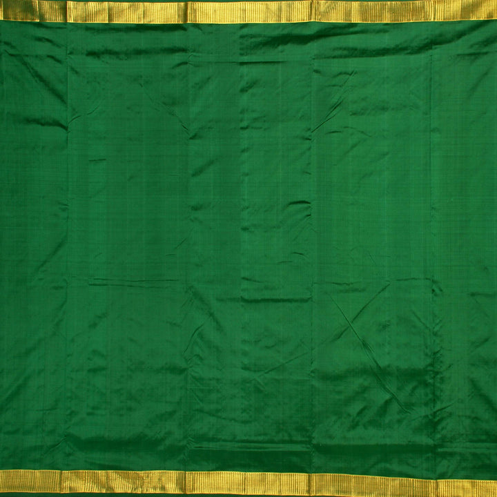 Kuberan Green 9 Yards Silk Saree