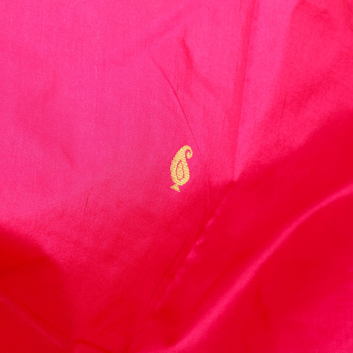 Kuberan Pink Green 9 Yards Silk Saree