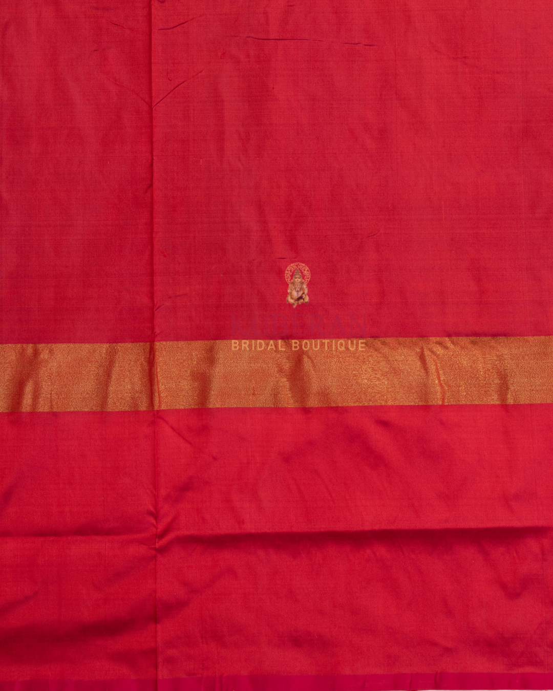 Kuberan Pochampally Navy Blue With Pink Border Silk Sarees