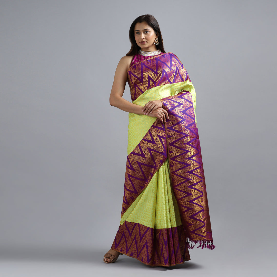 Green Kanchivaram Saree