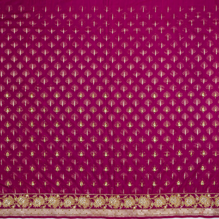 Kuberan Purple Silk Saree