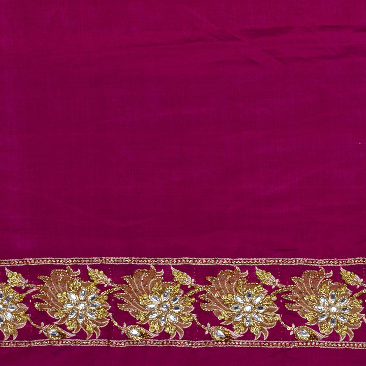 Kuberan Purple Silk Saree