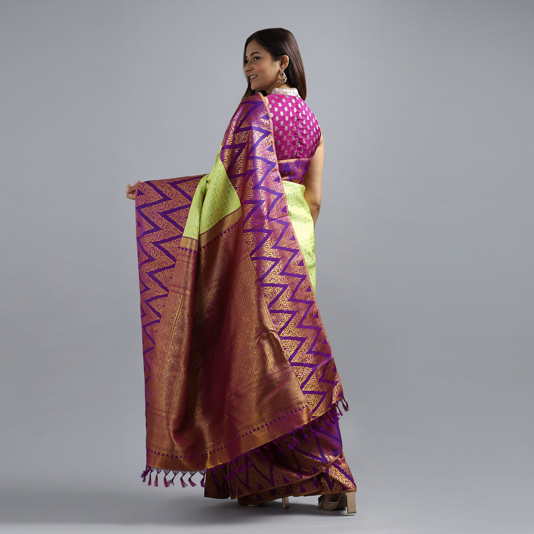 Green Kanchivaram Saree