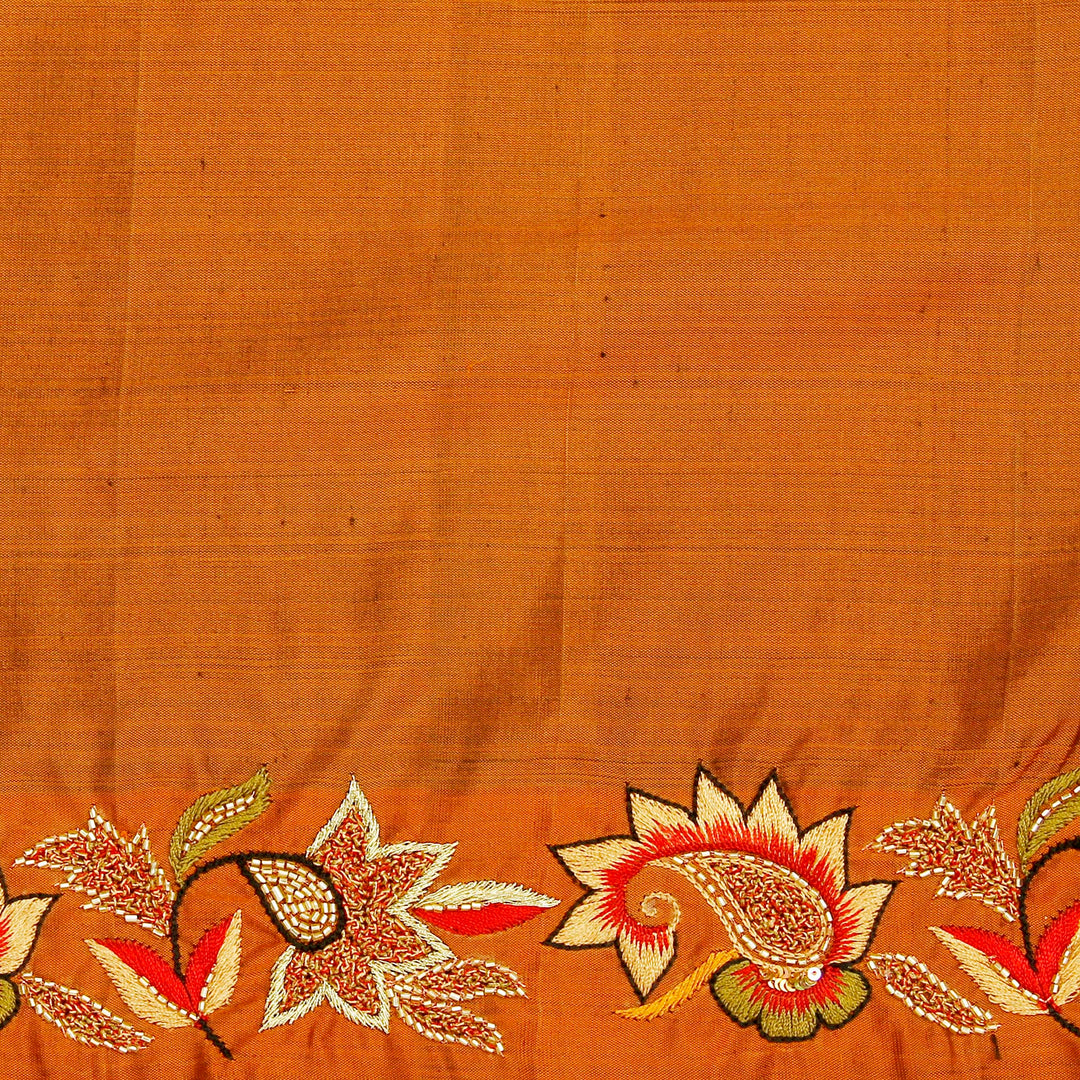 Kuberan Black and Beige Fancy Saree