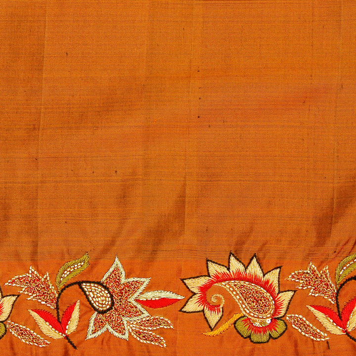 Kuberan Black and Beige Fancy Saree