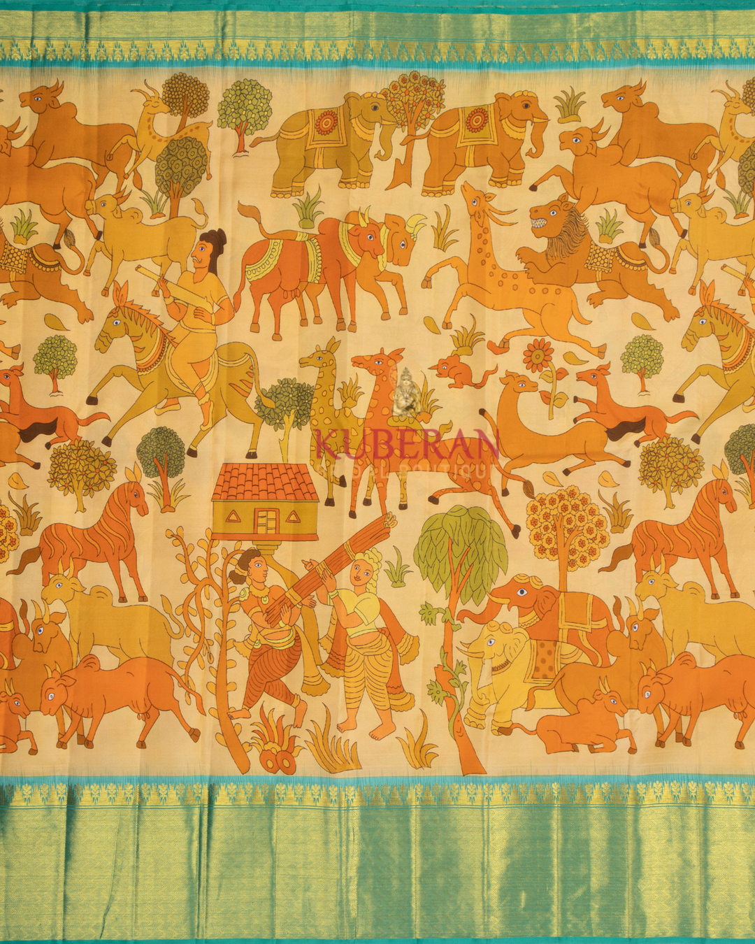 Kuberan Pochampally Ikat Silk Saree