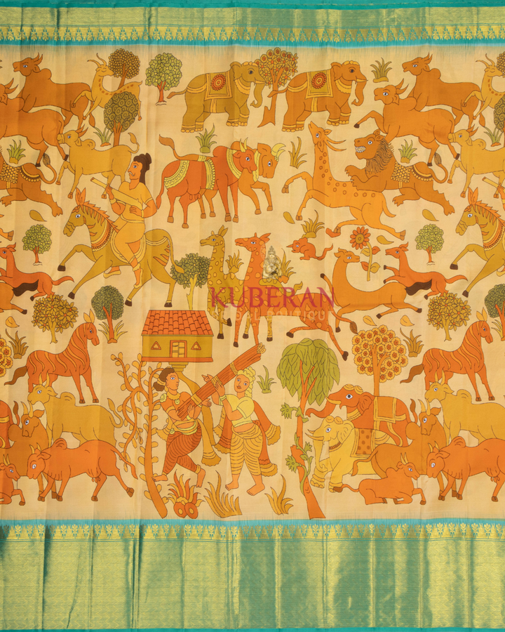 Kuberan Pochampally Ikat Silk Saree