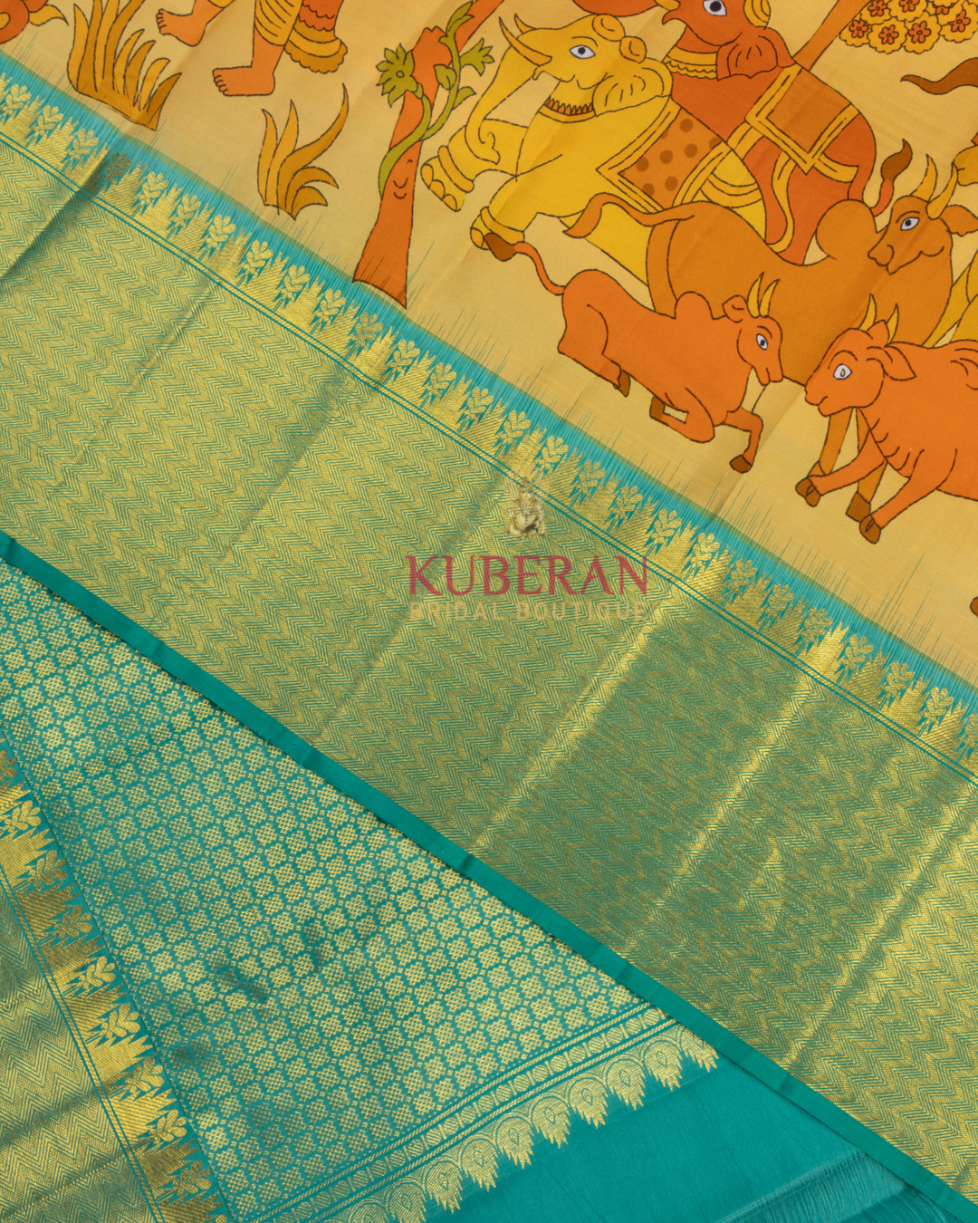 Kuberan Pochampally Ikat Silk Saree