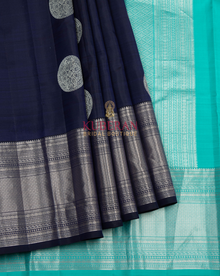 Blue Kanchivaram Silk Saree