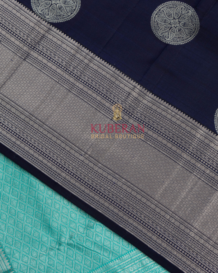 Blue Kanchivaram Silk Saree