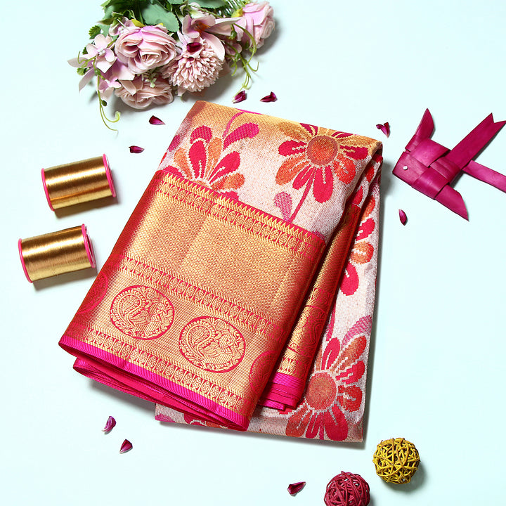 Pink Kanchivaram Sarees Online