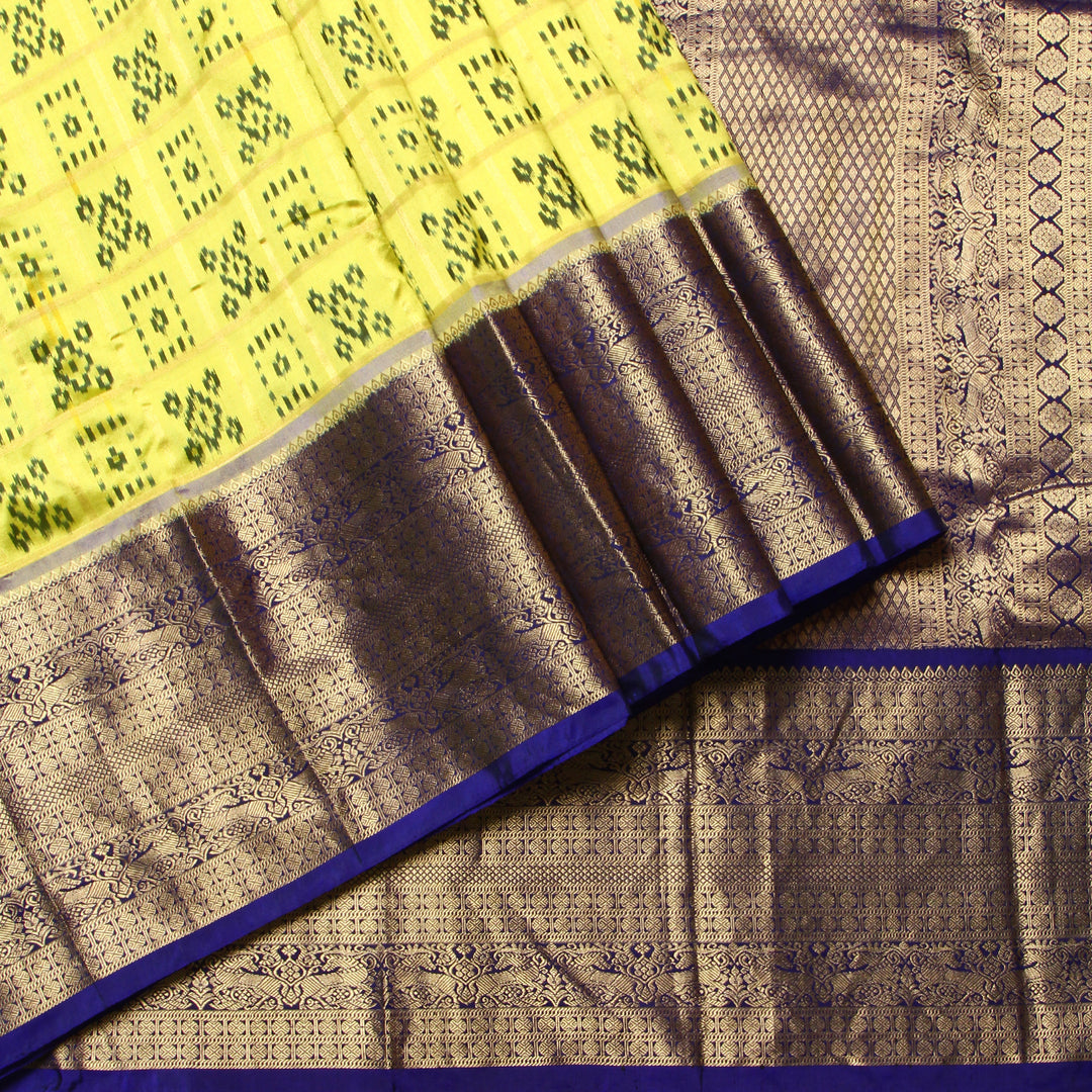 Kuberan Yellow Pochampally Silk Saree