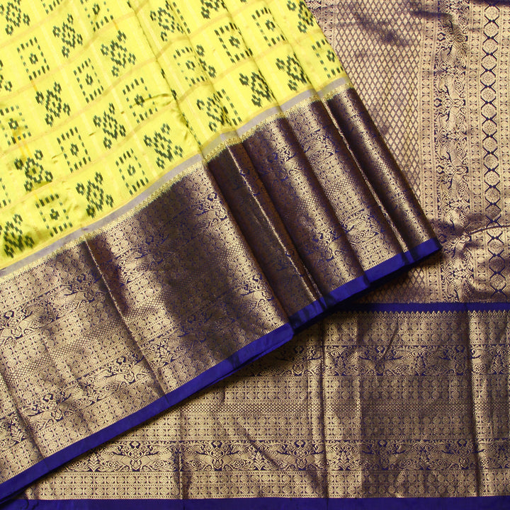 Kuberan Yellow Pochampally Silk Saree