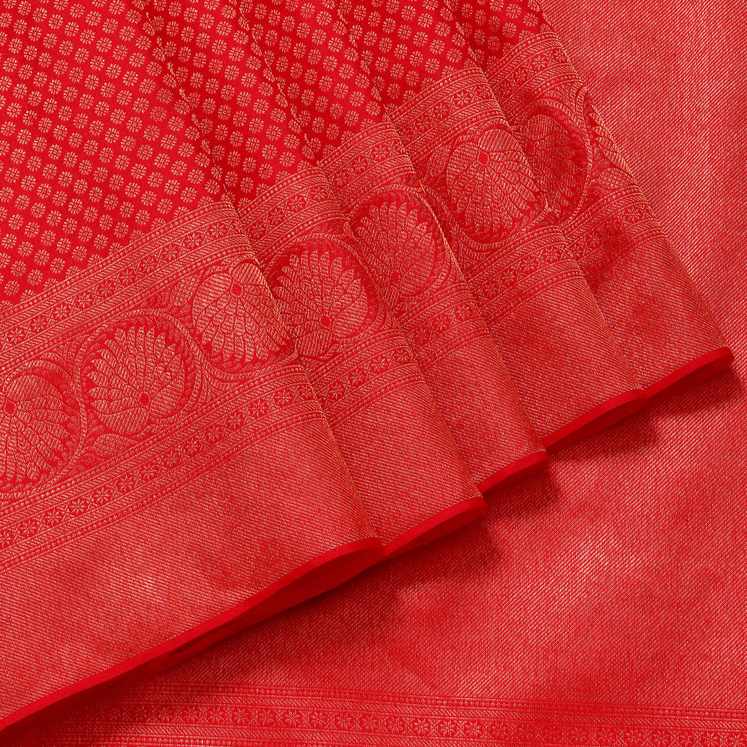 Kuberan Red Kanchivaram Silk Saree