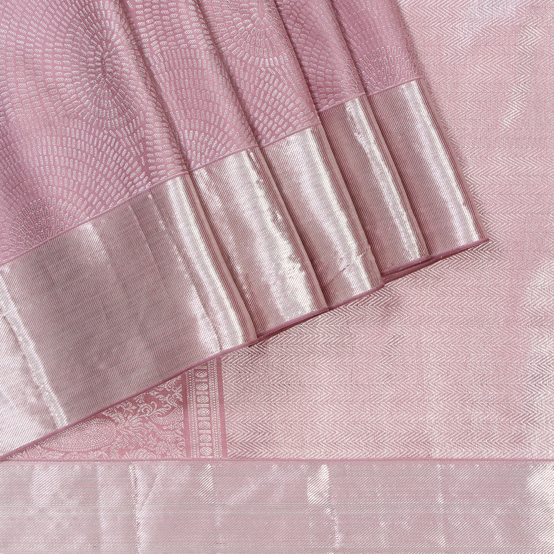 Kuberan Light Pink Kanchivaram Silk Saree