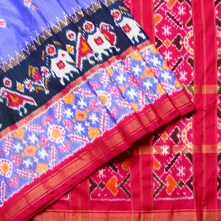 Kuberan Lavender Pochampally Silk Saree